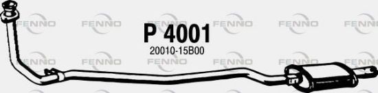 Obrázok Predný tlmič výfuku FENNO  P4001