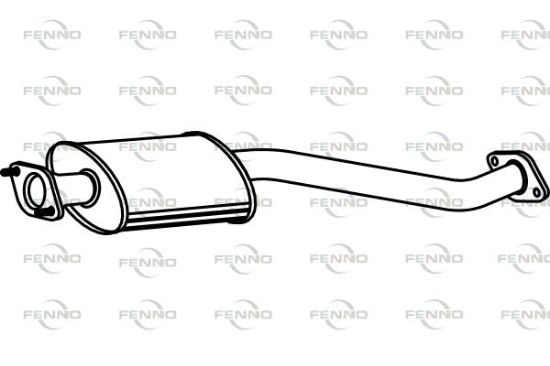 Obrázok Stredný tlmič výfuku FENNO  P4053