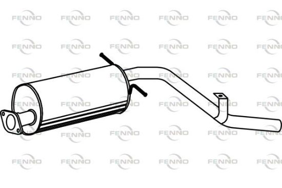 Obrázok Koncový tlmič výfuku FENNO  P4054
