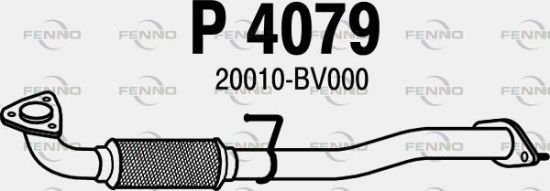 Obrázok Výfukové potrubie FENNO  P4079
