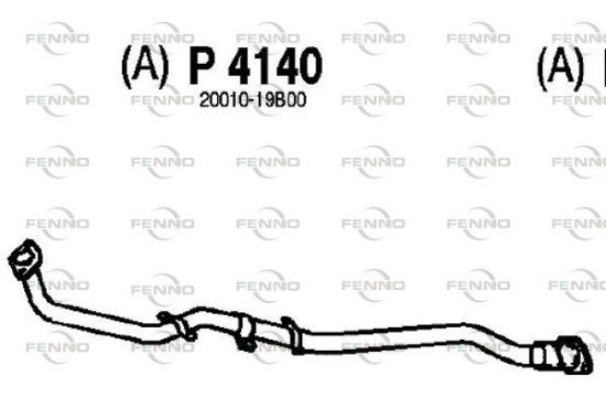 Obrázok Výfukové potrubie FENNO  P4140
