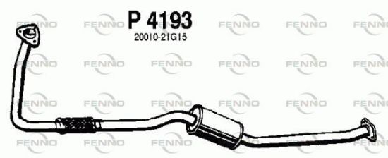 Obrázok Predný tlmič výfuku FENNO  P4193
