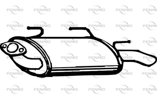 Obrázok Koncový tlmič výfuku FENNO  P4246