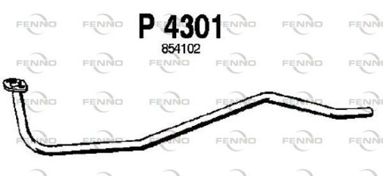 Obrázok Výfukové potrubie FENNO  P4301