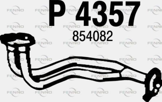 Obrázok Výfukové potrubie FENNO  P4357