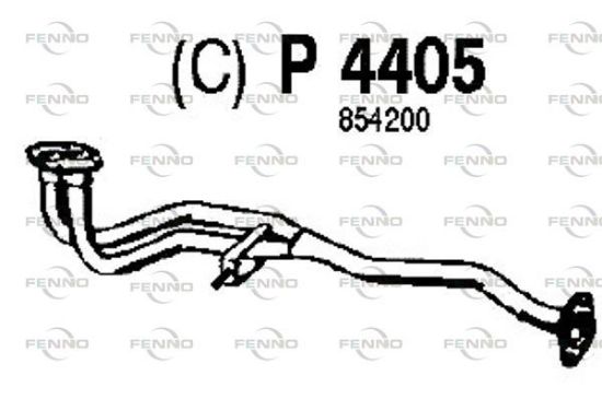 Obrázok Výfukové potrubie FENNO  P4405