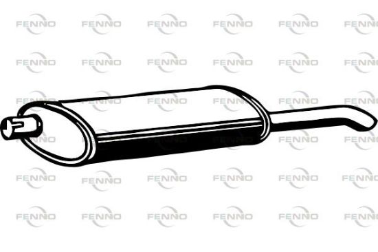 Obrázok Koncový tlmič výfuku FENNO  P4430