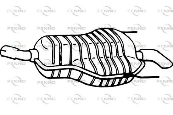 Obrázok Koncový tlmič výfuku FENNO  P4442