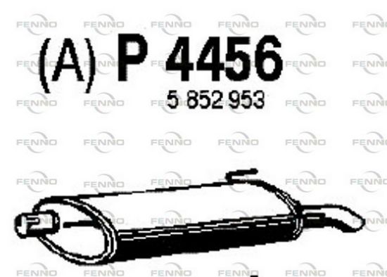 Obrázok Koncový tlmič výfuku FENNO  P4456