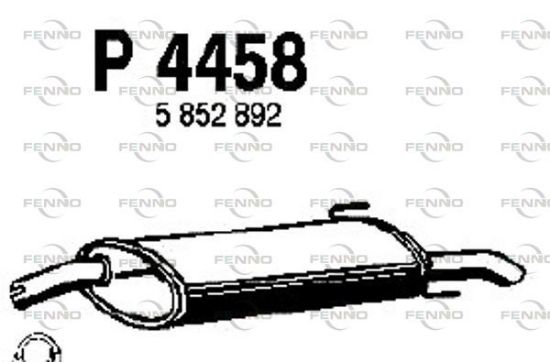 Obrázok Koncový tlmič výfuku FENNO  P4458