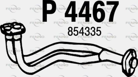 Obrázok Výfukové potrubie FENNO  P4467