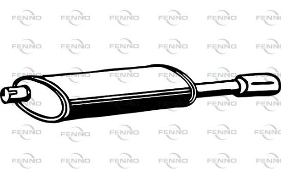 Obrázok Koncový tlmič výfuku FENNO  P4473