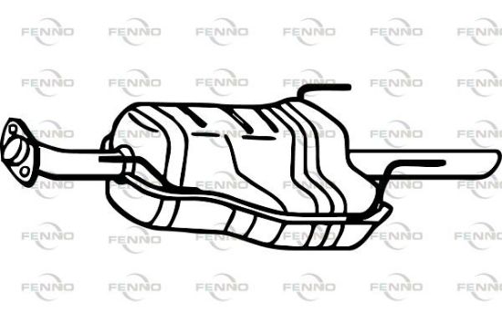 Obrázok Koncový tlmič výfuku FENNO  P4492