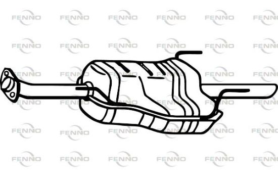 Obrázok Koncový tlmič výfuku FENNO  P4493