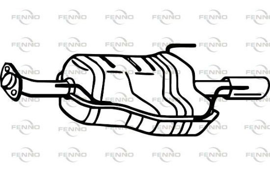 Obrázok Koncový tlmič výfuku FENNO  P4559
