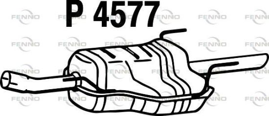 Obrázok Koncový tlmič výfuku FENNO  P4577