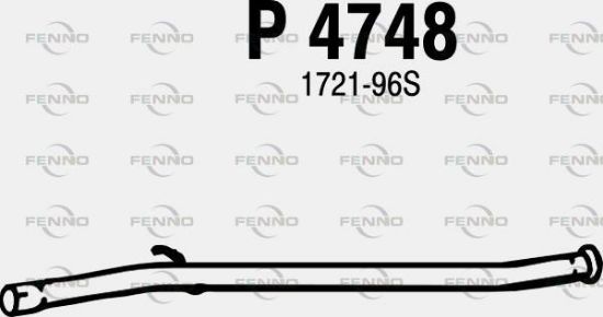 Obrázok Výfukové potrubie FENNO  P4748