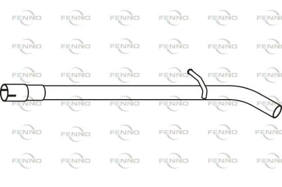 Obrázok Výfukové potrubie FENNO  P49042