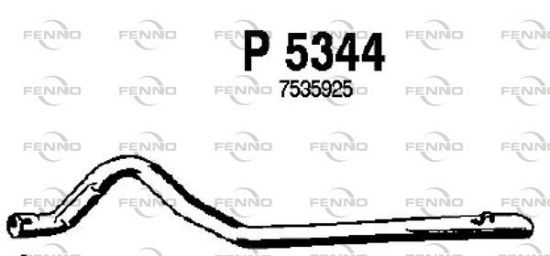 Obrázok Výfukové potrubie FENNO  P5344