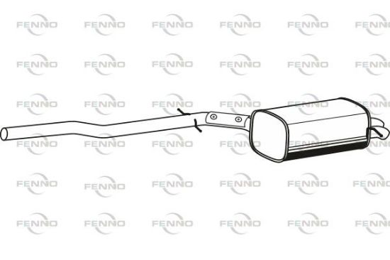 Obrázok Koncový tlmič výfuku FENNO  P7878