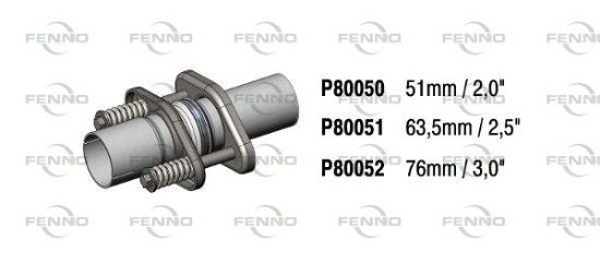 Obrázok Príruba výfukového potrubia FENNO  P80052