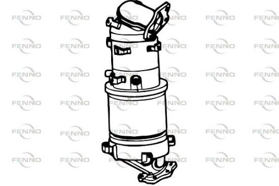 Obrázok Filter sadzí/pevných častíc výfukového systému FENNO  P8826DPF