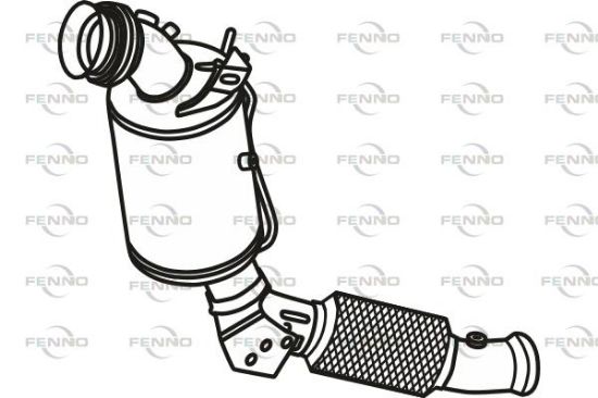 Obrázok Filter sadzí/pevných častíc výfukového systému FENNO  P8847DPF