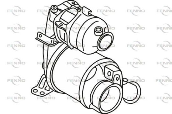 Obrázok Filter sadzí/pevných častíc výfukového systému FENNO  P8868DPF