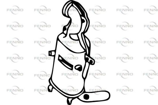Obrázok Filter sadzí/pevných častíc výfukového systému FENNO  P9807DPF