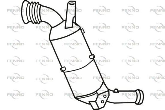 Obrázok Filter sadzí/pevných častíc výfukového systému FENNO  P9815DPF