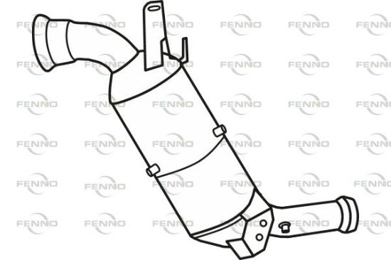 Obrázok Filter sadzí/pevných častíc výfukového systému FENNO  P9816DPF