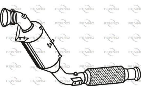Obrázok Filter sadzí/pevných častíc výfukového systému FENNO  P9818DPF