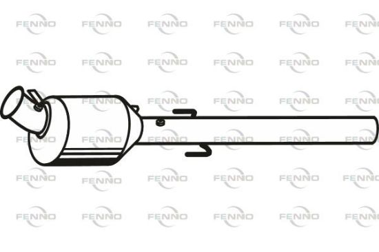 Obrázok Filter sadzí/pevných častíc výfukového systému FENNO  P9821DPF