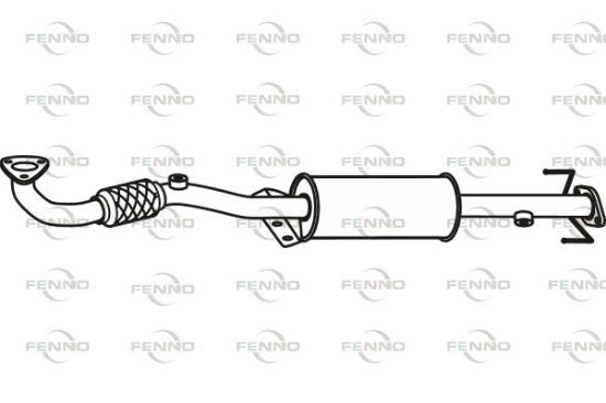 Obrázok Filter sadzí/pevných častíc výfukového systému FENNO  P9824DPF
