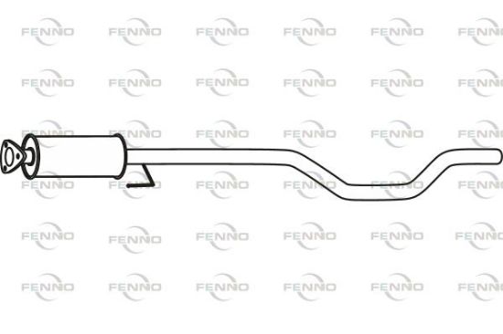 Obrázok Filter sadzí/pevných častíc výfukového systému FENNO  P9825DPF