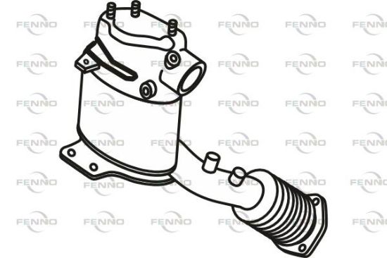 Obrázok Filter sadzí/pevných častíc výfukového systému FENNO  P9835DPF