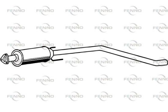 Obrázok Filter sadzí/pevných častíc výfukového systému FENNO  P9849DPF