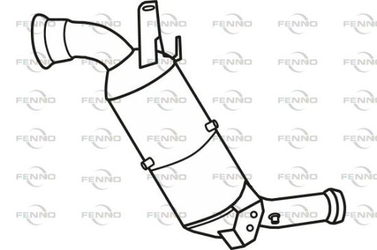 Obrázok Filter sadzí/pevných častíc výfukového systému FENNO  P9854DPF