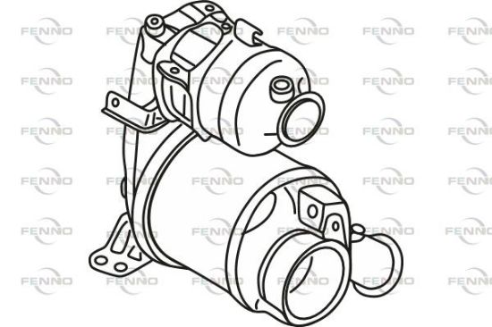 Obrázok Filter sadzí/pevných častíc výfukového systému FENNO  P9858DPF