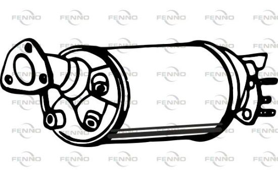 Obrázok Filter sadzí/pevných častíc výfukového systému FENNO  P9908DPF