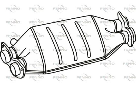 Obrázok Filter sadzí/pevných častíc výfukového systému FENNO  P9914DPF