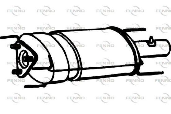 Obrázok Filter sadzí/pevných častíc výfukového systému FENNO  P9922DPF