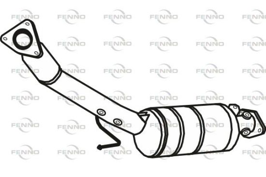 Obrázok Filter sadzí/pevných častíc výfukového systému FENNO  P9936DPF