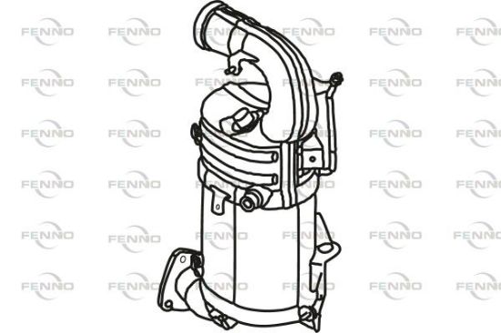 Obrázok Filter sadzí/pevných častíc výfukového systému FENNO  P9938DPF