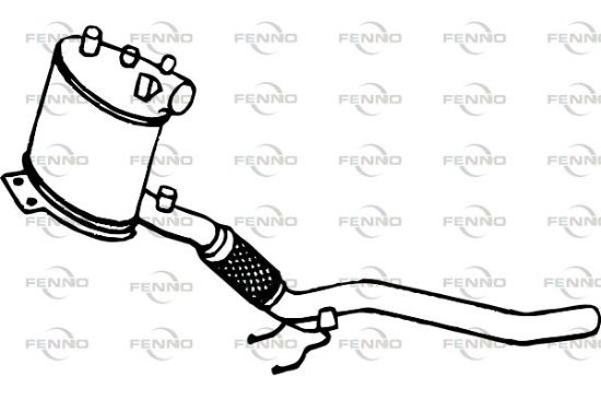 Obrázok Filter sadzí/pevných častíc výfukového systému FENNO  P9972DPF