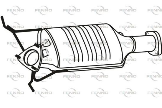 Obrázok Filter sadzí/pevných častíc výfukového systému FENNO  P9986DPF
