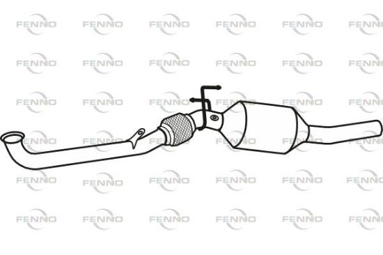 Obrázok Filter sadzí/pevných častíc výfukového systému FENNO  P9989DPF