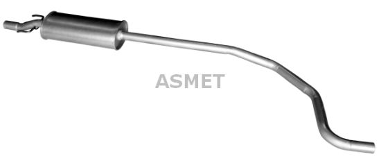 Obrázok Stredný tlmič výfuku ASMET  05267