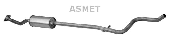 Obrázok Stredný tlmič výfuku ASMET  09062