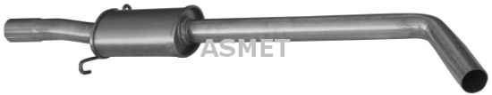 Obrázok Stredný tlmič výfuku ASMET  10049
